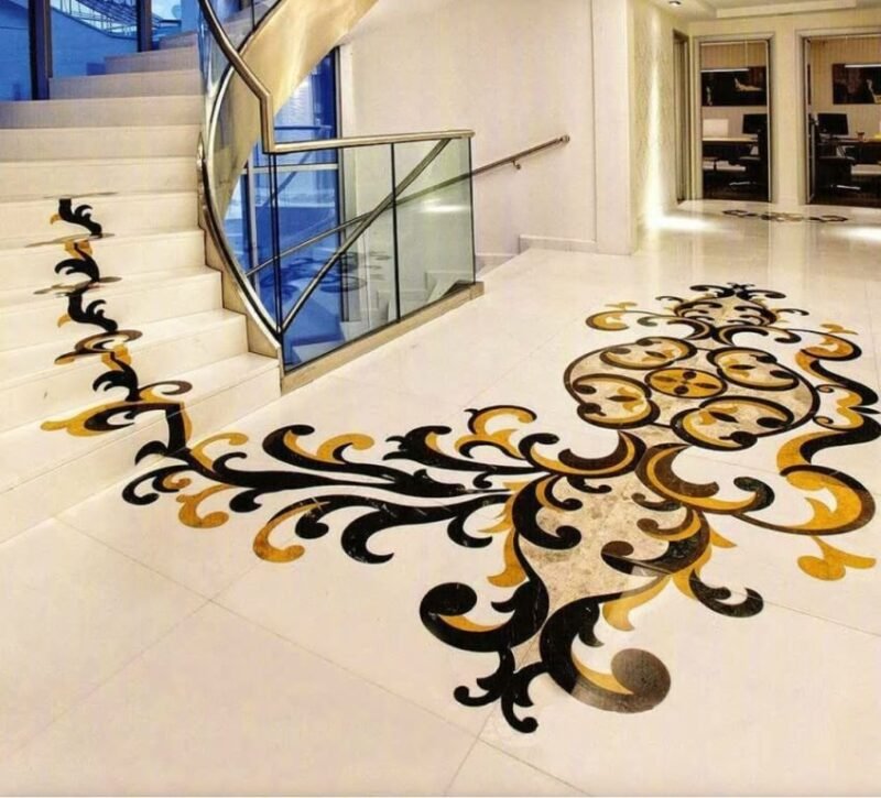 Marble Inlay Floor