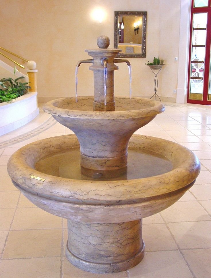 stone water fountain